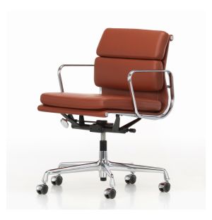EA217 Soft Pad Office Chair Chrome Base Premium Leather     