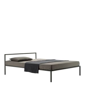 King Size Nyx Bed in Black & Beech