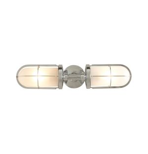 Weatherproof Ship's Double Wall Light Frosted Glass