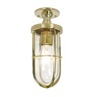 Weatherproof Ship's Ceiling Light Clear Glass