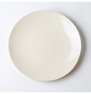 Earthenware Dinner Plate Milk 29.5cm 