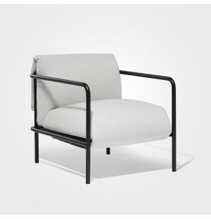 Fold Compact Armchair in Textured Stone