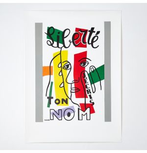 Fernand Léger ‘Liberté, J'écris Ton Nom’ Poster