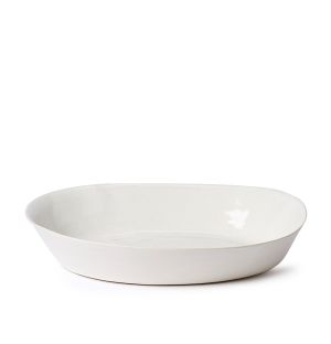 Exclusive Large Oval Serving Dish in White