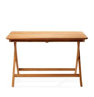 Folding Outdoor Bistro Table in Teak 120cm