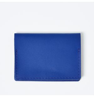 Double Card Holder in Cobalt