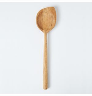 Angled Spoon in Oak 33cm