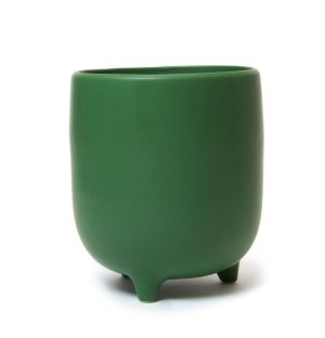 Piede Planter in Speckled Green