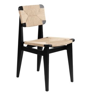 C-Chair in Paper Cord & Black Stained Oak