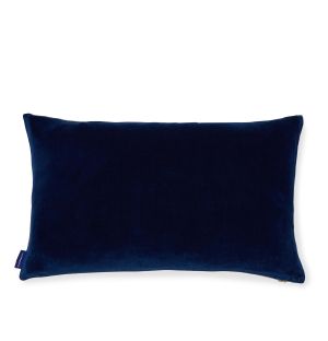 Velvet Cushion Cover in Dark Navy 30cm x 50cm 