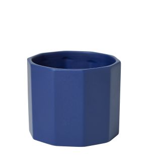 Hexagonal Pot in Blue
