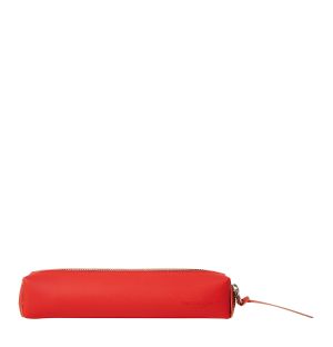 Tube Pencil Case in Red