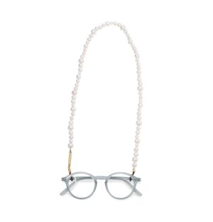Pearly Queen Sunglasses Chain in White Gold