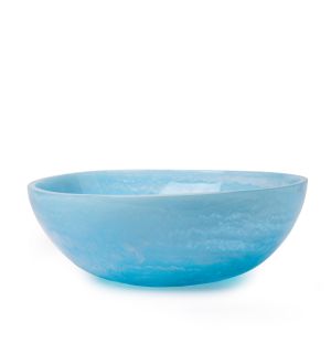 Pamana Serving Bowl in Sky Blue Gloss