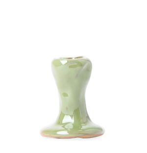 Small Candlestick in Jade Green