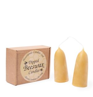 Beeswax Stumpie Candles Set of 2
