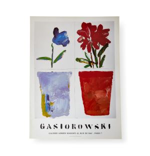 Gérard Gasiorowski ‘Fleurs #131/132’ Poster