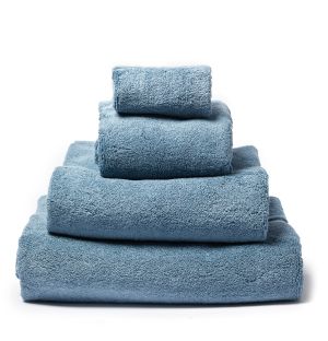Premium Terry Towel Collection in Dusky Blue