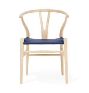 Exclusive CH24 Wishbone Chair in Leather