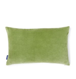 Velvet Cushion Cover in Tendril Green 30cm x 50cm