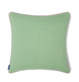 Piped Edge Cushion Cover in Tendril & Blush 45cm x 45cm
