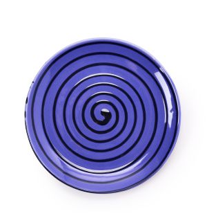 Modella Side Plate in Blue Swirl