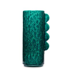 Exclusive Circles Vase in Green