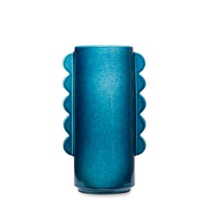 Exclusive Large Azusa Vase in Petrol Blue