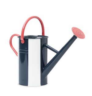 Exclusive Beach Hut Watering Can in Blue & Red