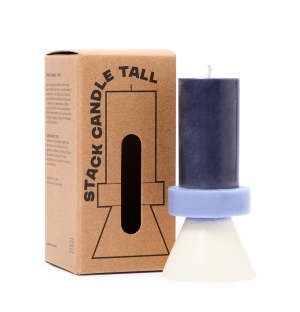Exclusive Tall Stack Candle in Blue