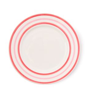 Dinner Plate in Red & Pink