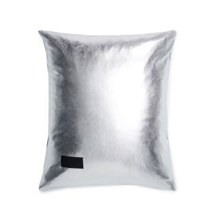 Nude Pillowcase in Metallic Silver