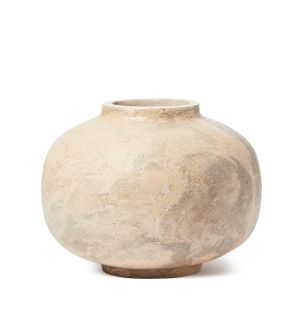 Petit vase Lupa en pierre calcaire