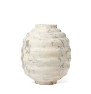 Vase Lupa en pierre calcaire