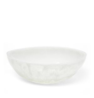 Pamana Serving Bowl in White Gloss