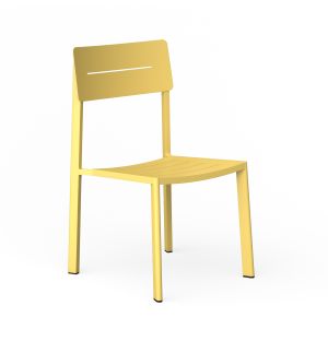 Highline Outdoor Side Chair in Yellow