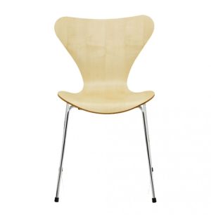 Series 7 3107 Chair Wood & Chrome