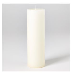 Rustic Pillar Candle in Cream