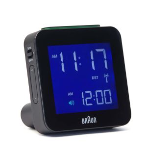 Digital Alarm Clock Black 