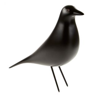Eames House Bird en bois d'aulne noir