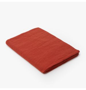 Linen Tablecloth in Rouge