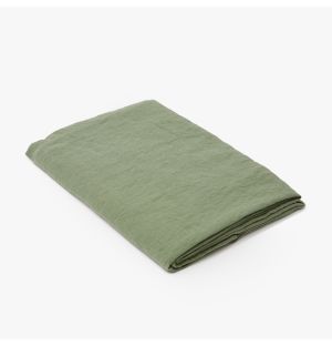 Linen Tablecloth in Olive