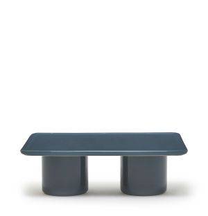 Table basse Mag rectangulaire bleue foncé