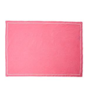 Colour Block Tea Towel in Hot Pink