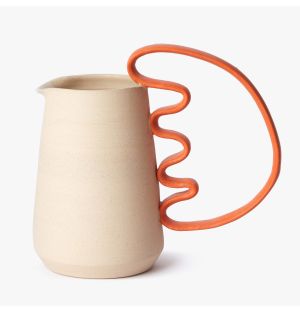 Exclusive Orange Soft Shape Vase
