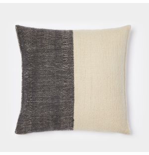 Dipped Cushion Cover in Charcoal