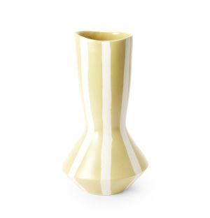 Armes Loose Stripe Vase in Mustard