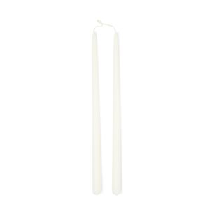 Taper Candle Pair in Ivory