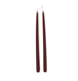Taper Candle in Burgundy