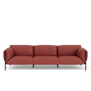 Fold Outdoor 3-Seater Sofa With Arms